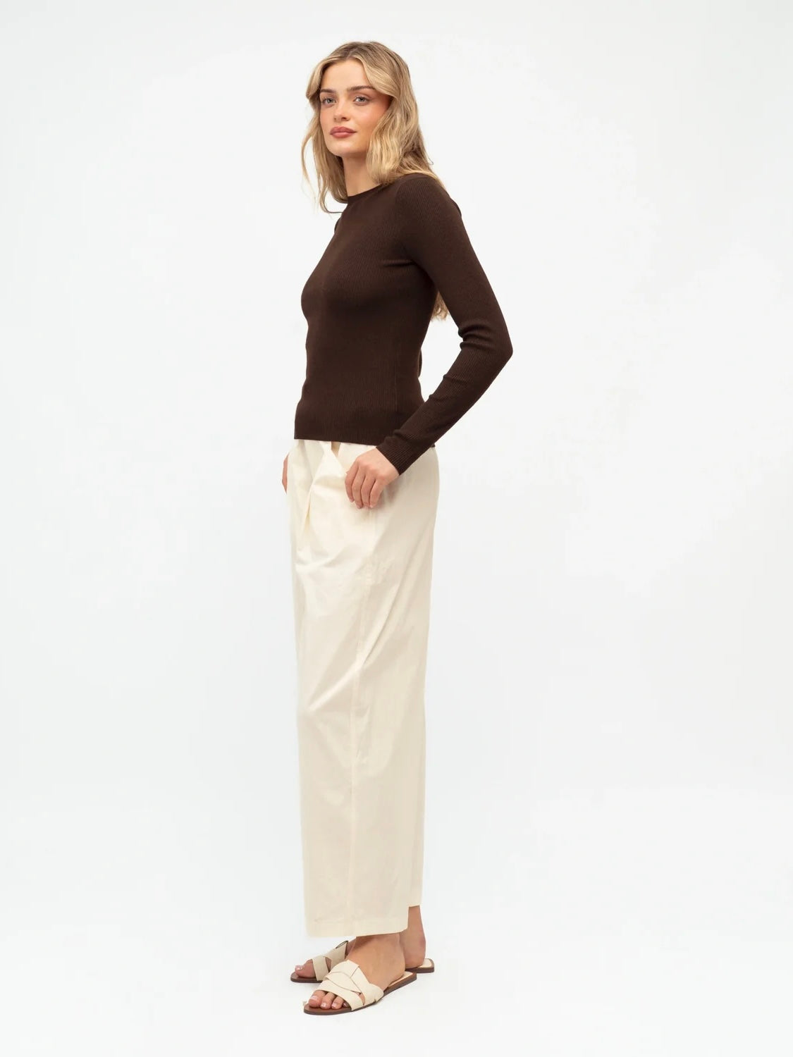 Darcey Pant - Ivory