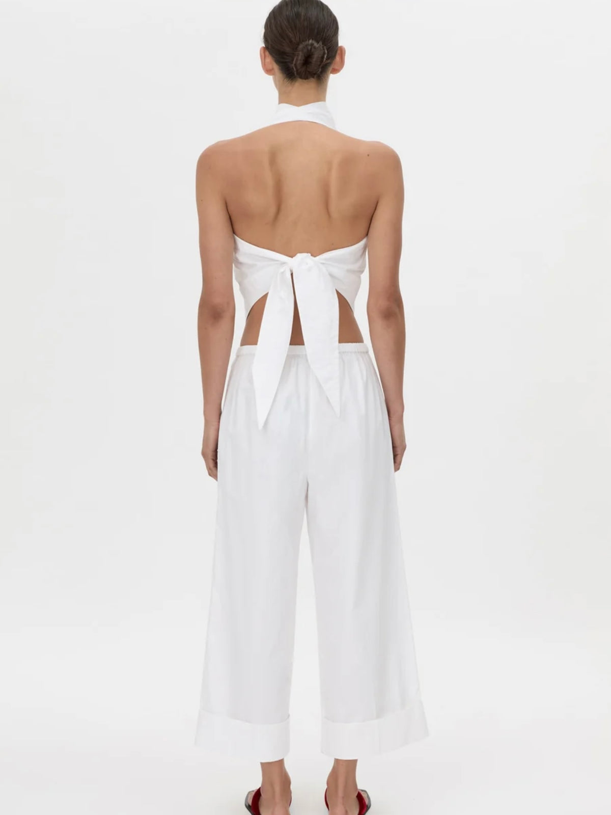 Onesto Wide Leg Pant - Soft White