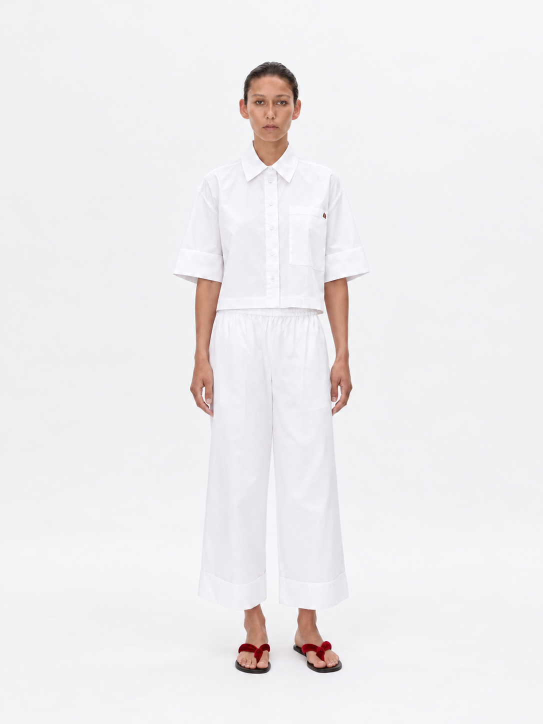 Onesto Wide Leg Pant - Soft White