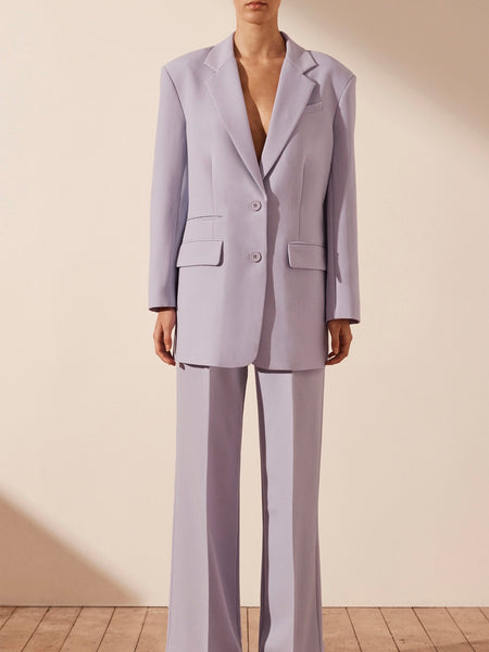 Irena Oversized Blazer Lavender