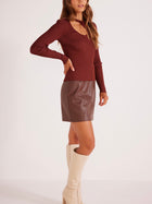 Amber Cutout Knit Top