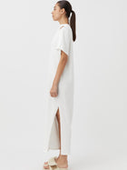 Juno Knot Dress Soft White