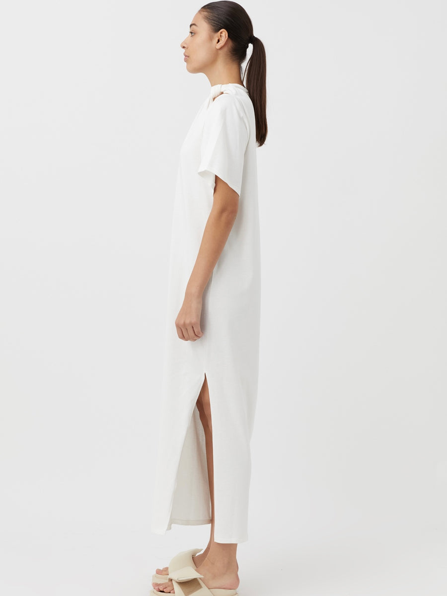 Juno Knot Dress Soft White