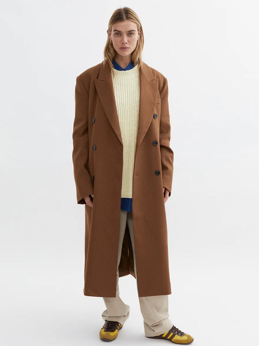 Carmen Coat Sepia