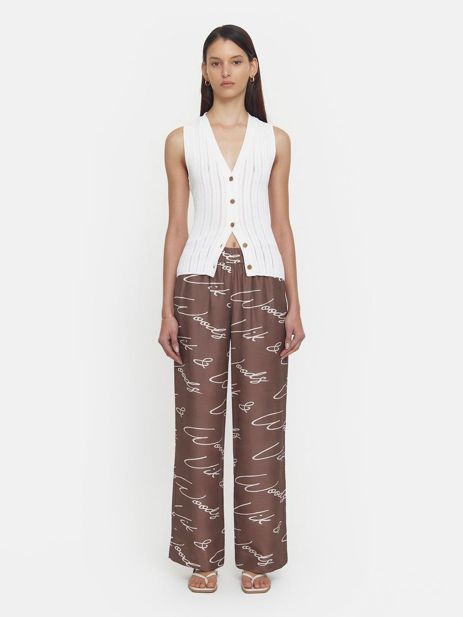 Pilot Pant Signature Print
