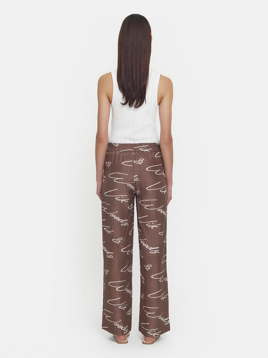Pilot Pant Signature Print