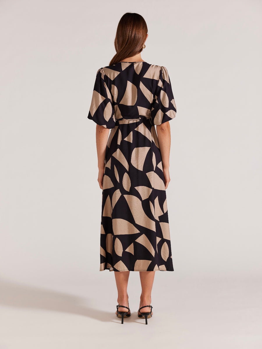 Morella Midi Wrap Dress