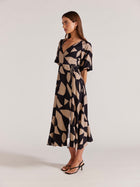Morella Midi Wrap Dress