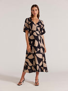 Morella Midi Wrap Dress