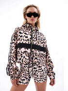 Cropped Man Down Jacket Leopard