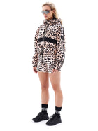 Cropped Man Down Jacket Leopard