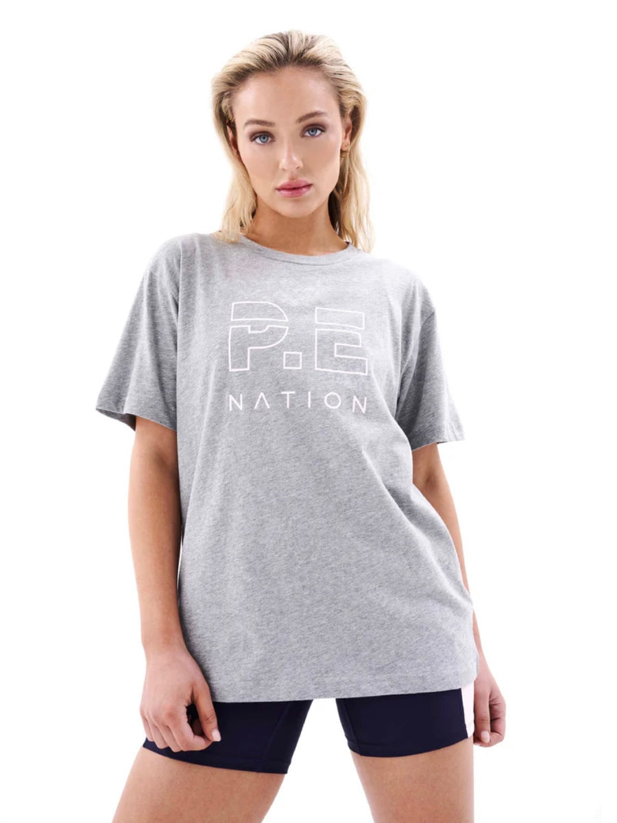 Heads Up Tee Grey