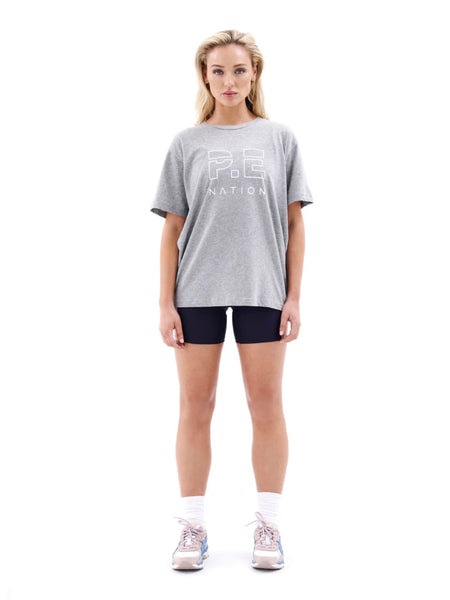 Heads Up Tee Grey