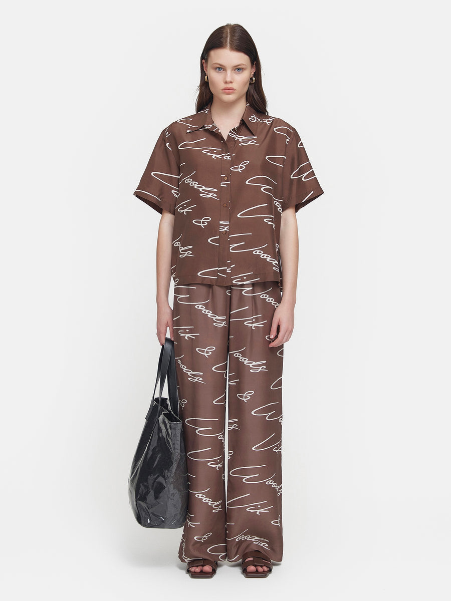 Pilot Pant Signature Print