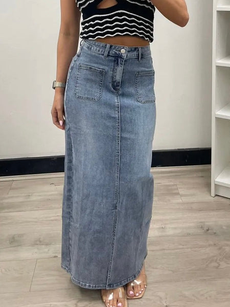 Hazel Denim Skirt