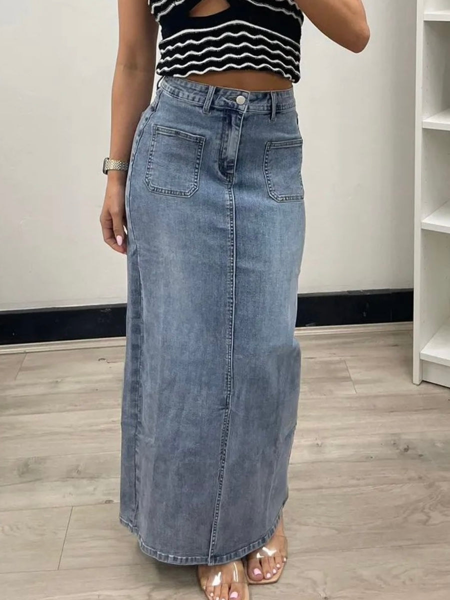 Hazel Denim Skirt