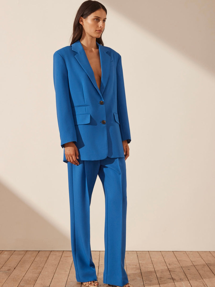 Irena Oversized Blazer Cobalt