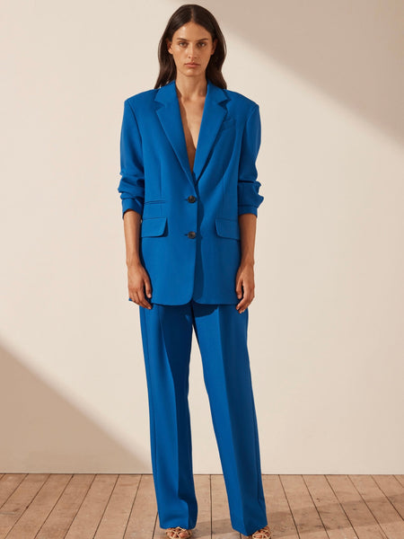 Irena Oversized Blazer Cobalt