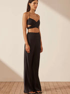 Mezzanotte Silk Bias Cut Pant