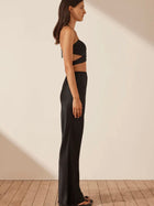 Mezzanotte Silk Bias Cut Pant