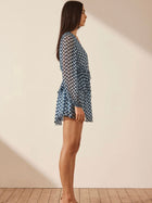 Elina Lace Front Mini Dress