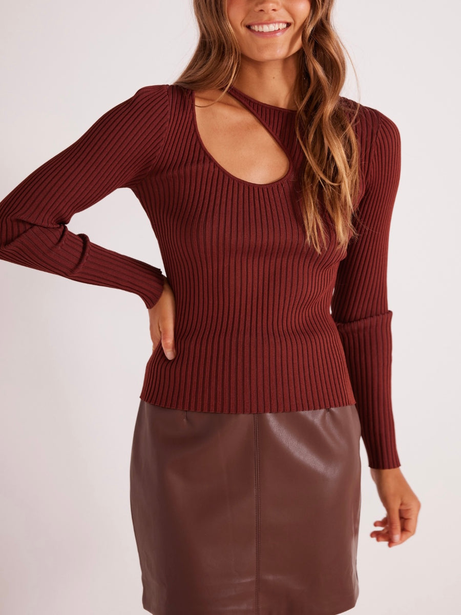 Amber Cutout Knit Top