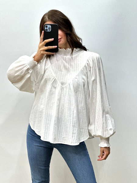 Flynn Blouse White