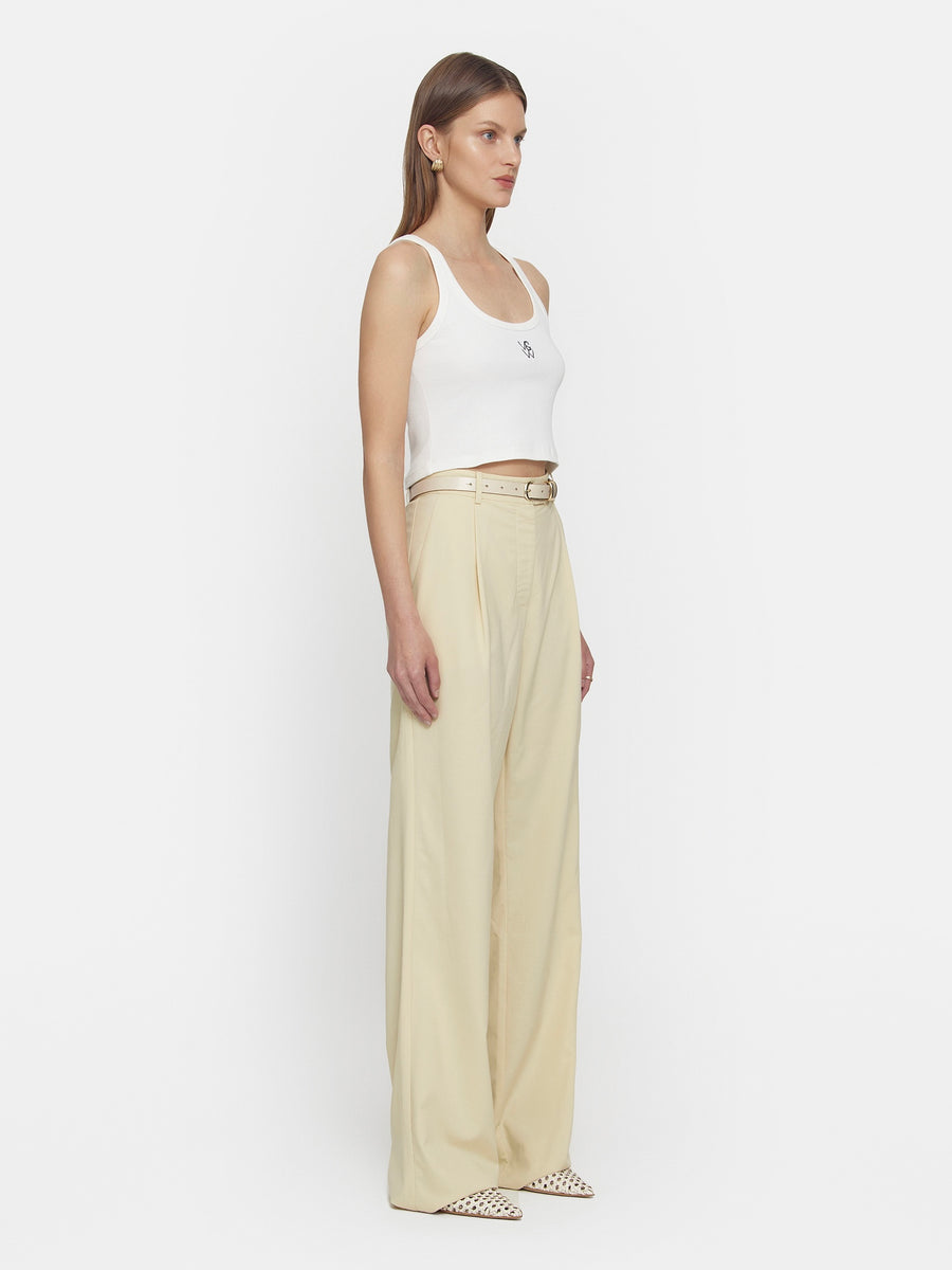 V&W Crop Tank Ivory