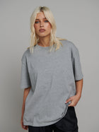 Boyfriend Tee Grey Marle