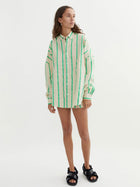 Fleur Shirt Green