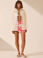 Josephine Cut Out Oversized Shirt