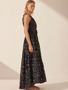 Vacance One Shoulder Tiered Maxi Dress