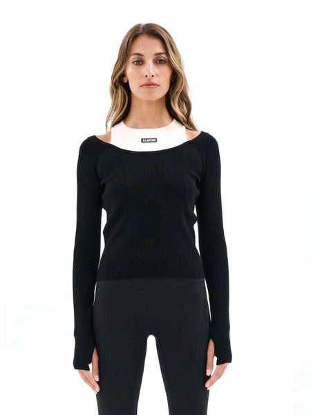 Parallel Knit Top
