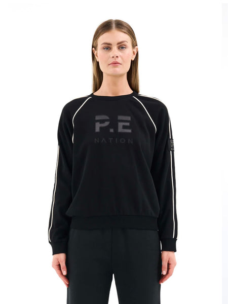 P.E Nation Azzurra LS Top in Dark Shadow, XXL