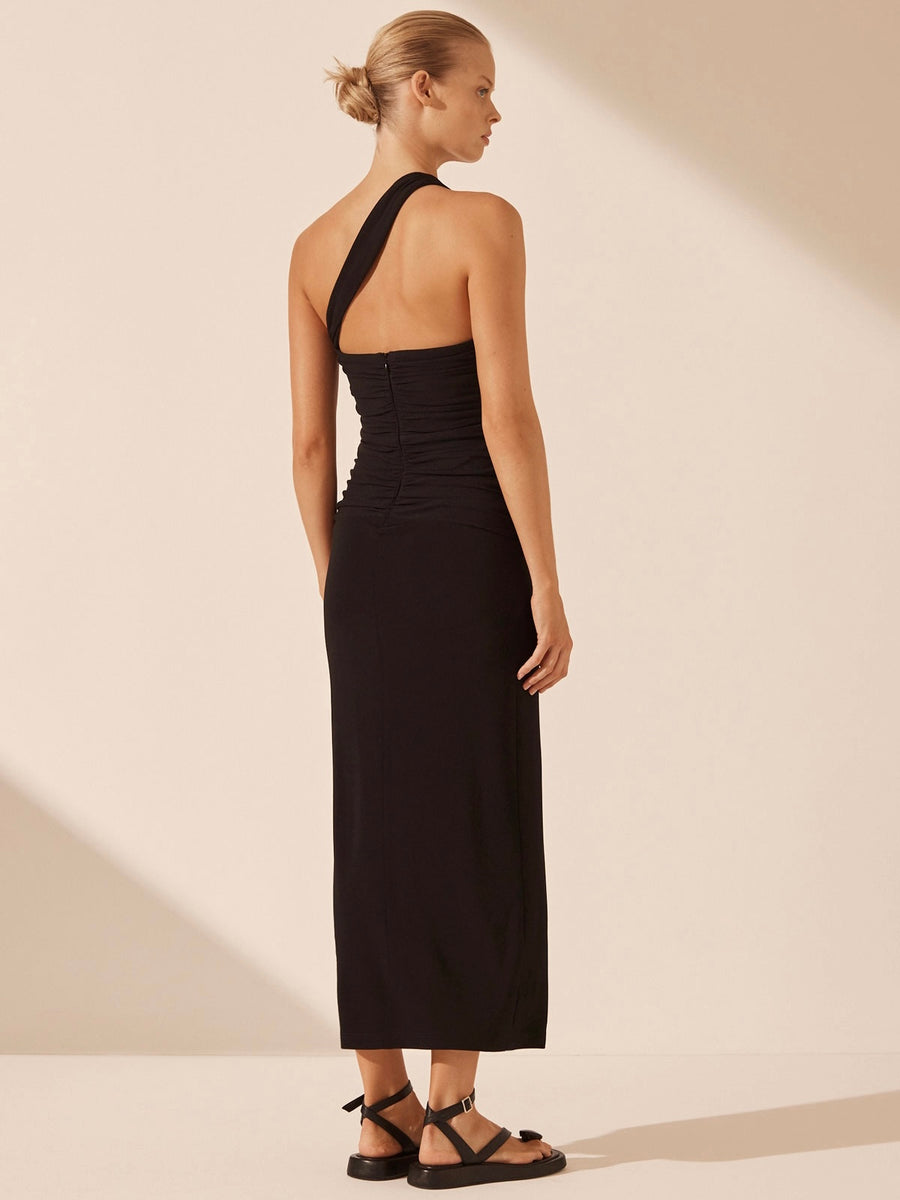 Yvette One Shoulder Midi Dress