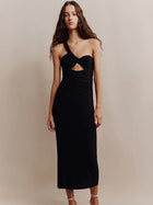 Yvette One Shoulder Midi Dress