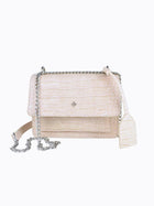 Lissy Bag Nude Croc w Silver