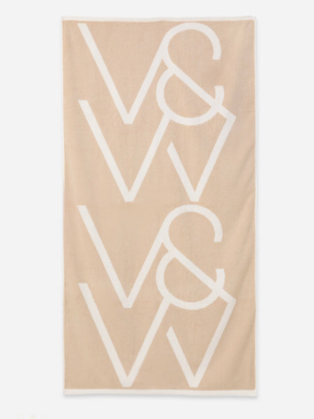 V&W Beach Towel