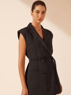 Vento Sleeveless Blazer Dress