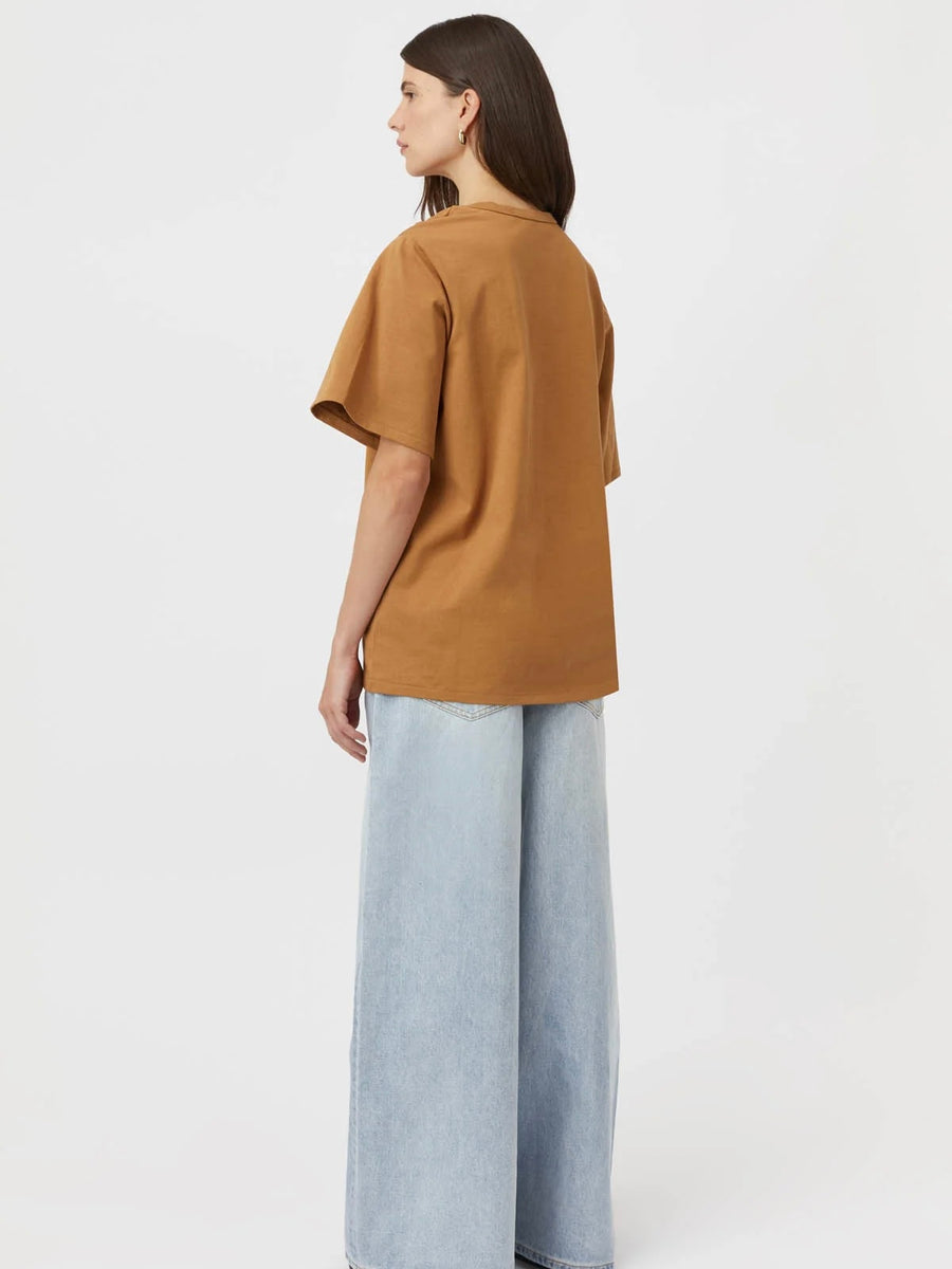 Juno Knot Tee Burnt Caramel