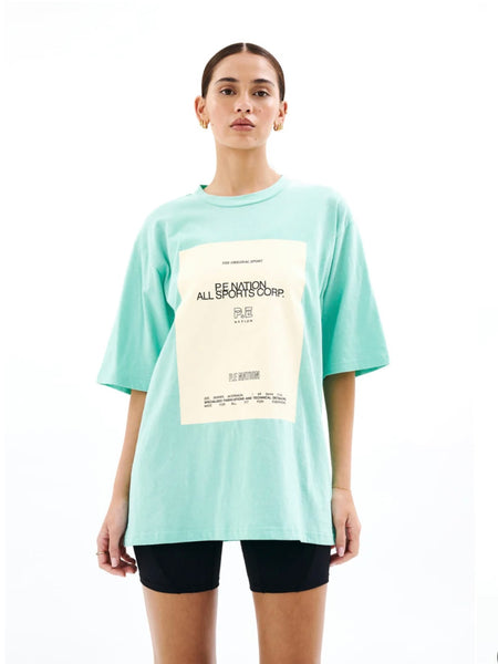 Full Out Tee Aqua