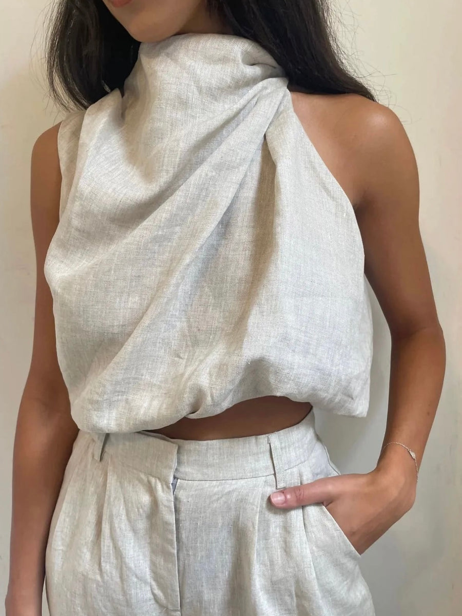 Clara Top Beige