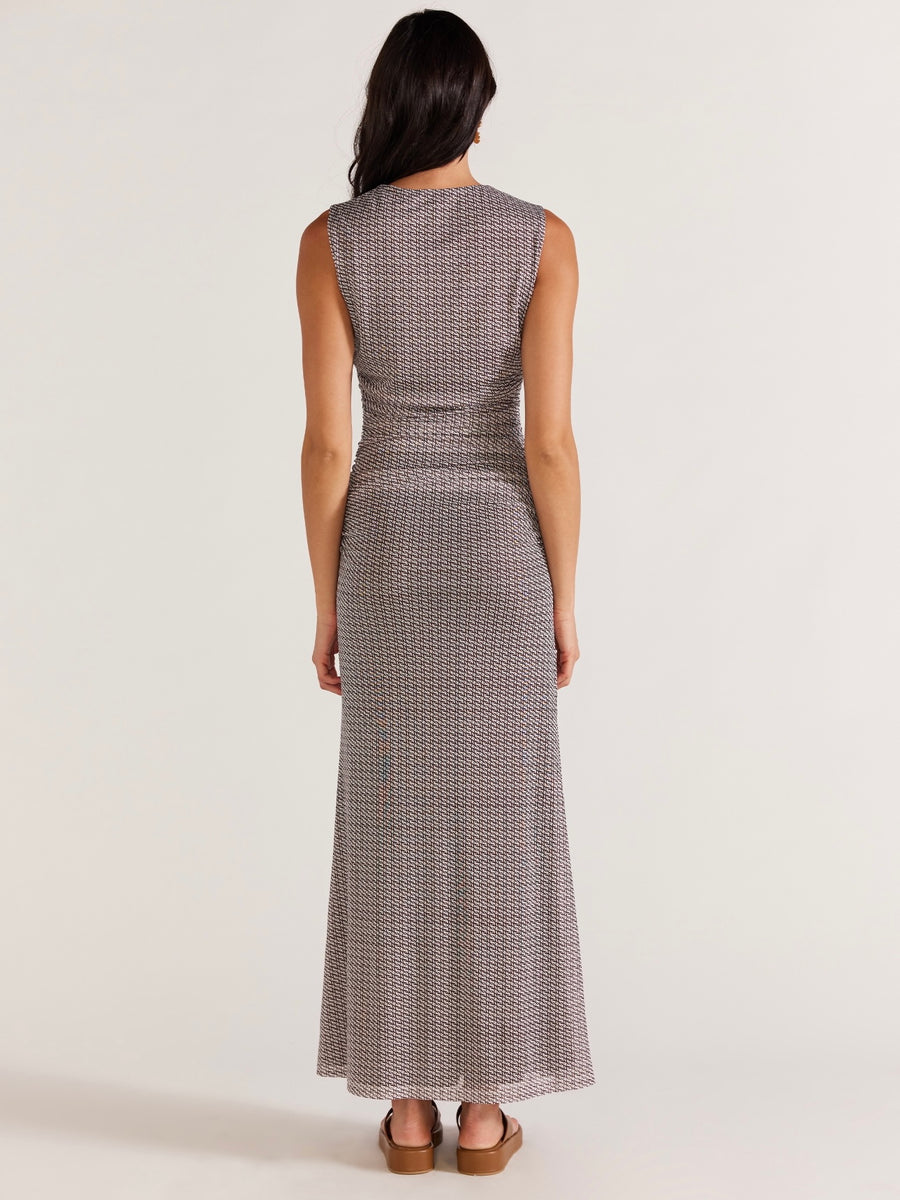 Aventi Mesh Maxi Dress