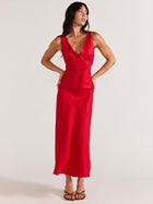 Valencia Bias Maxi Dress
