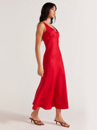 Valencia Bias Maxi Dress
