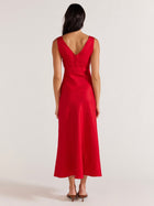 Valencia Bias Maxi Dress