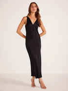 Gaia Bias Slip Midi Dress