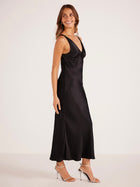 Gaia Bias Slip Midi Dress