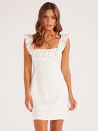 Eveda Frill Mini Dress