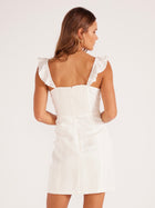 Eveda Frill Mini Dress
